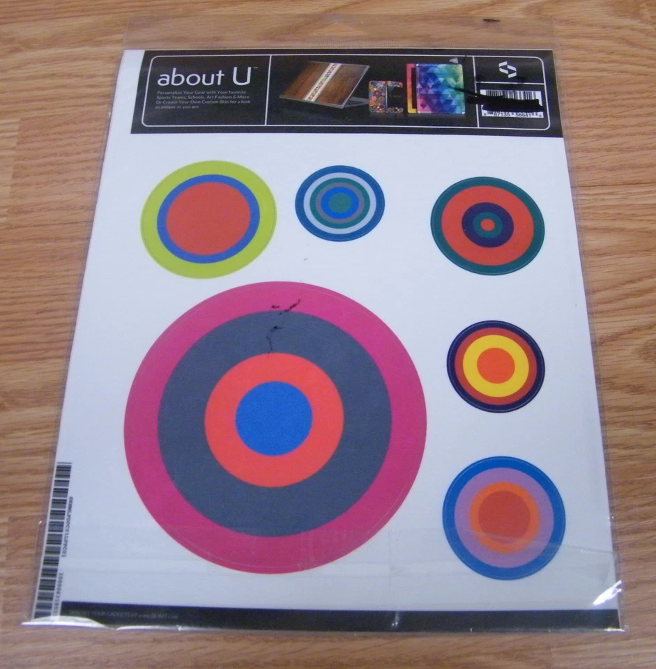 Skinit Laptop Decal Kit - Twelve Vinyl Circle Design Decals Enclosed! **NEW**  - Image 2 of 2