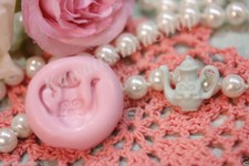 stampo in gomma siliconica forma teiera per fimo cernit formine