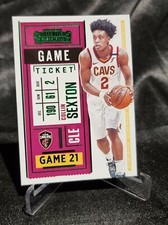 Colin Sexton 2020-21 NBA Panini Contenders Game Ticket Green Parallel #10