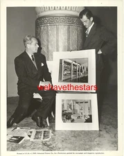 VINTAGE Alexander Golitzen SET DESIGNER SKETCHES '45 Publicity Portrait