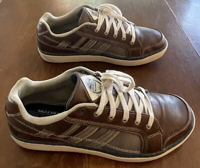 SKECHERS Classic AIR COOLED Memory Foam LEATHER Oxford