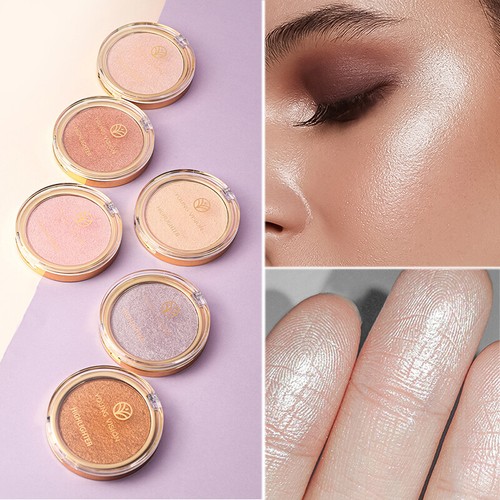 Glitter Highlighter Palette Face Powder Brighten Shimmer Bronzer Contour Makeup - Picture 5 of 18