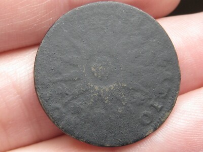 1785 Nova Constelatio United States Colonial Copper Coin, Pointed Rays