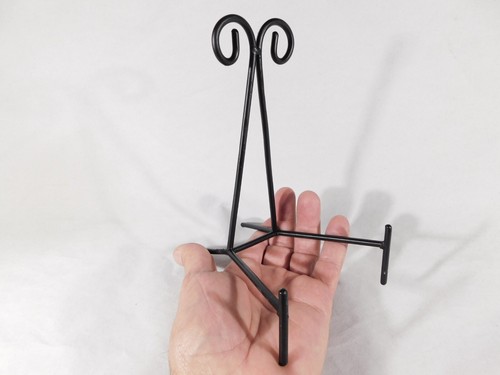 Easel Display Stand Scroll Design Black Metal Large Size - 第 14/18 張圖片
