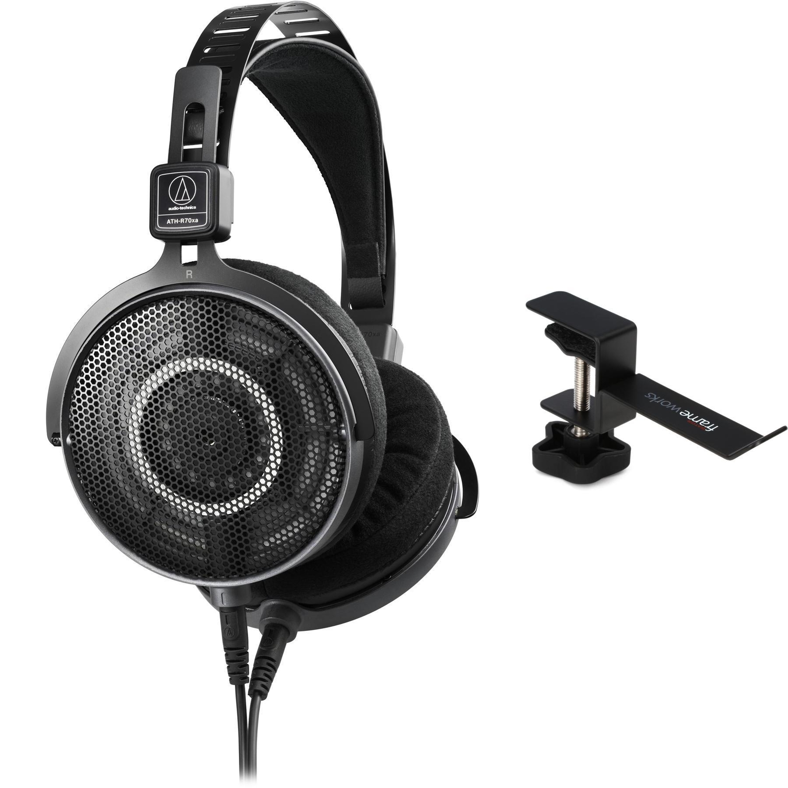 Эталонные наушники Audio-Technica ATH-R70xa с открытой задней панелью и подвесом