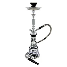 20" Black Hookah Set - Hieros by Premium Hookah Shisha 1 Hose