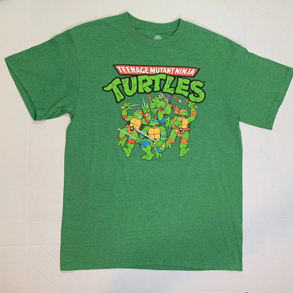 Teenage Mutant Ninja Turtle Green Medium Short Sleeve T-shirt - Image 2 of 4