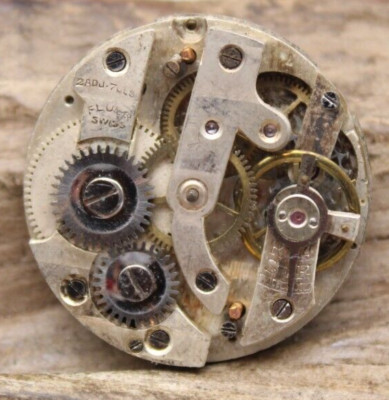 FLUER SWISS WATCH MOVEMENT 24.5mm FOR REPAIR (SM2)