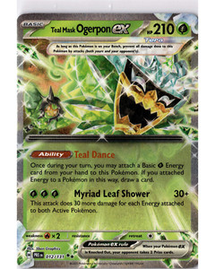 Teal Mask Ogerpon ex NM 012/131 SV: Prismatic Evolutions Pokemon