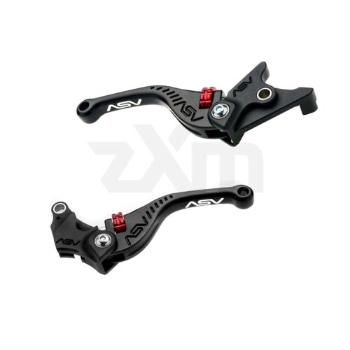 2017-2023 Husqvarna 701 Supermoto ASV F3 Series Sport Brake & Clutch Lever Black - Picture 2 of 24