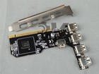 1 Stück High Speed 480Mbps 5 Port USB 2.0 PCI Hub Karte Controller Adapter Modul