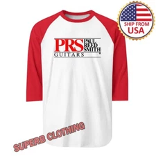Paul Reed Smith Guitars PRS Men's Raglan Red Size S-2XL