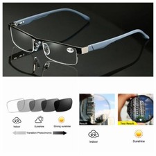 Men Bifocal Elastic Spring Photochromic Bifoc...