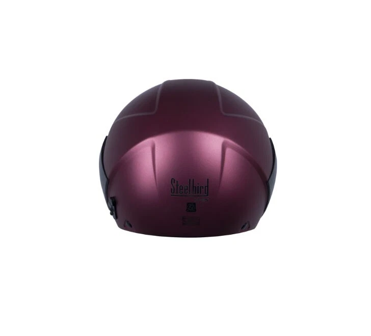 SBH-5 Vic Glossy Metallic Pink Open Face With Clear Visor Small Size 560MM S2u - Image 4 of 4