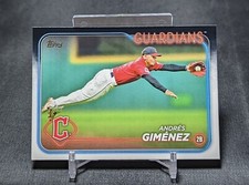 Andres Gimenez 2024 Topps Series 1 Baseball Card #289 Cleveland Guardians