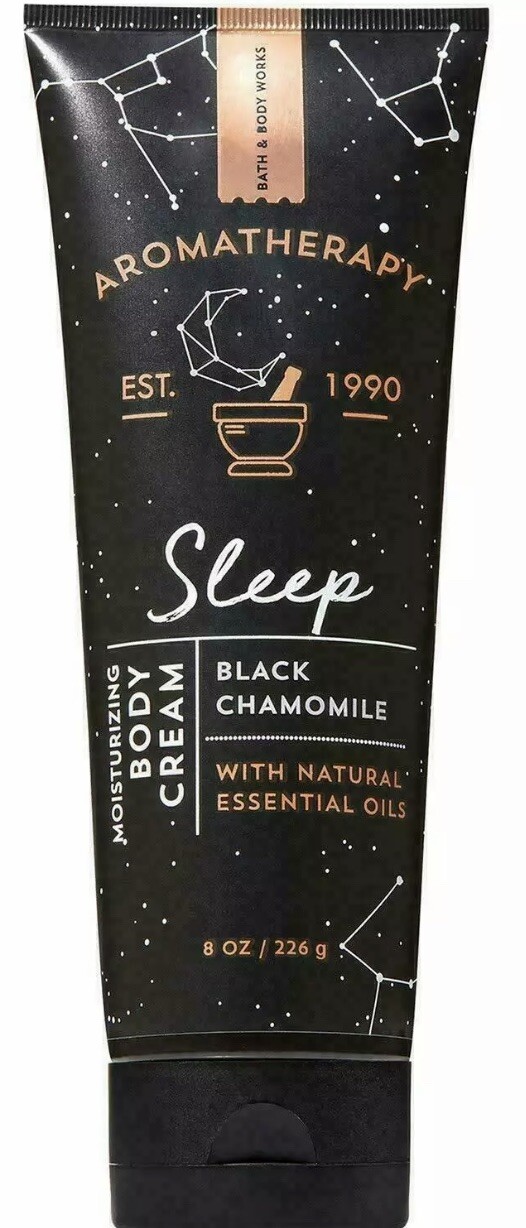 Bath and Body works Aromatherapy SLEEP BLACK CHAMOMILE Body Cream 8oz