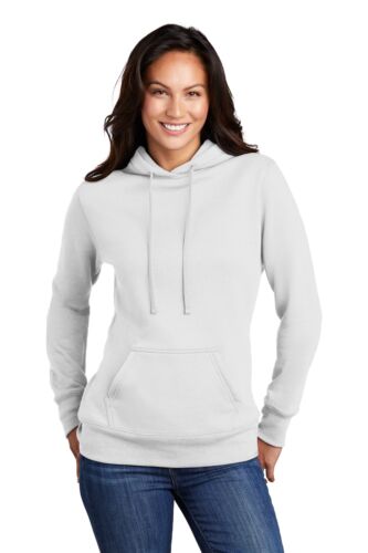 Port & Company Womens Long Sleeve Core Fleece Pullover Hooded Sweatshirt LPC78H - Picture 6 of 6
