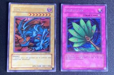 LOT OF 2 YU-GI-OH CARDS,LP/MP, INCLUDES PRISMATIC ZOA + GOBLIN FAN, RARE