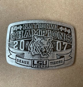 lsu belt buckle