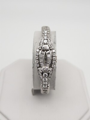 Vintage 1940s $16,000 GUBELIN 4ct Diamond Palladium Ladies Watch Bracelet 33g