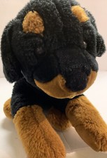 Animal Alley Rottweiler Plush 10.5'' Black Brown Dog Stuffed Animal Toys R US