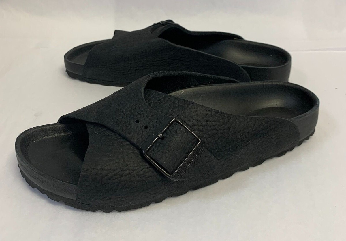 Birkenstock New w/o Box Arosa Black Leather Exquisite Narrow