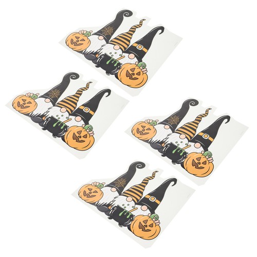 12 Stück Transferaufkleber zum Aufbügeln, Halloween-Muster, Aufbügelaufkleber, - Bild 7 von 12