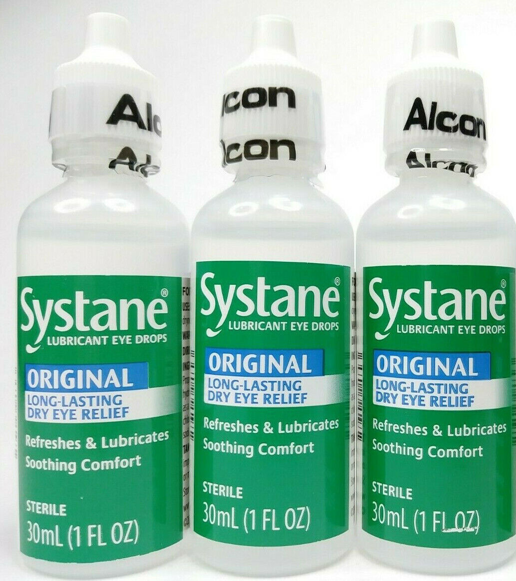 3pk Systane Original Dry Eye Relief Drops mL oz 23 30 当店だけの限定モデル 返品送料無料 Exp 1