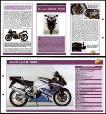 Suzuki GSX 1000 - Great Bikes - Mega Bikes Hachette Fold-Out Card