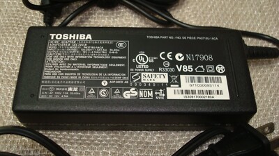電源ユニット TOSHIBA 90W MODEL:PA3716U-1ACA GENUINE Toshiba 90W 19V AC Adapter PA3716U-1ACA