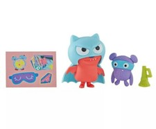 Ugly Dolls Super Lucky Bat Figure with 3 Accessories  Sticker Sheet Hasbro