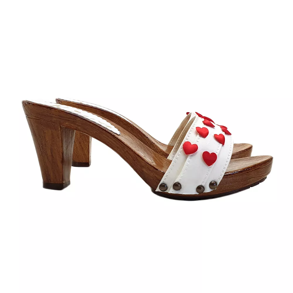 Clogs San Valentino KIARA SHOES Heel 8 K5101c White
