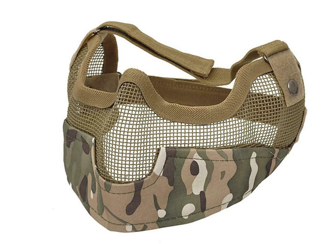 Cobra V2 Mesh Mask with Ear Protection ATP Camo Airsoft Face Mask