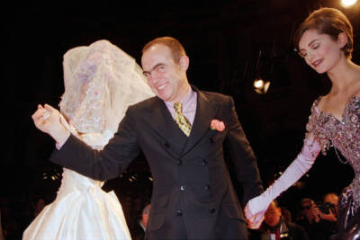 Fashion Designer Christian Lacroix And Models Walk The Runway Duri- Old Photo 1