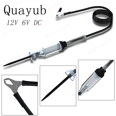 Test Light Car Circuit Tester Probe 12V 6V DC Voltage Continuity Tester Car US