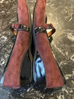 Clark's Artisan Sz 9.5 Woman's Shoes Deep Maroon/Brownish w/black Worn Once — photo 5