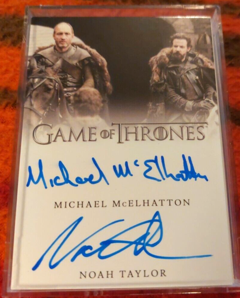 Game Thrones Iron Anniversary 1 Michael McElhatton/No Taylor Dual