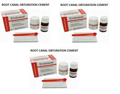 3 x Dental ENDO SEAL Zinc Oxide Eugenol Based RCT Sealer PL Set