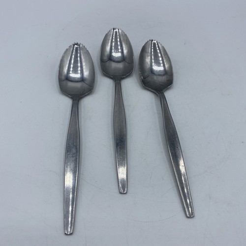 Lote de 3 cucharas de pomelo vintage de acero inoxidable Citra Japón cubiertos cocina cítricos - Imagen 1 de 8