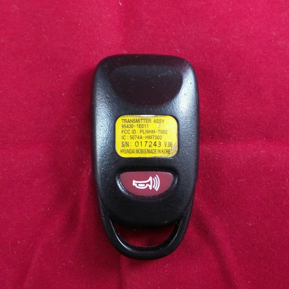 OEM 2005 - 2011 Hyundai Accent Santa Fe Keyless Entry Remote 3B - PLNHM-T002 - Изображение 2 из 2