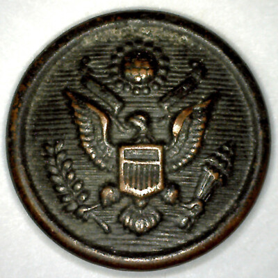 Military Service Button City Button Works New York Great