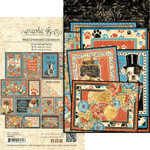 Graphic 45 - Well Groomed - 8" Pad, 12" Collection, Ephemera Cards - Picture 4 of 4