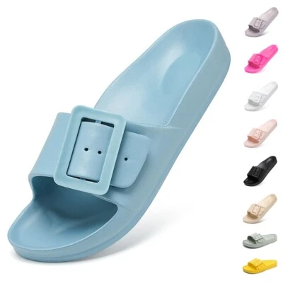 Badelatschen Damen Badeschlappe Leichte Schlappen Hausschuhe Sommer Badeschuhe - Bild 1 von 4