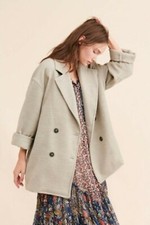 Free People Hannah Oversized Super Soft Blazer, Olive Green, Medium, Rrp $168