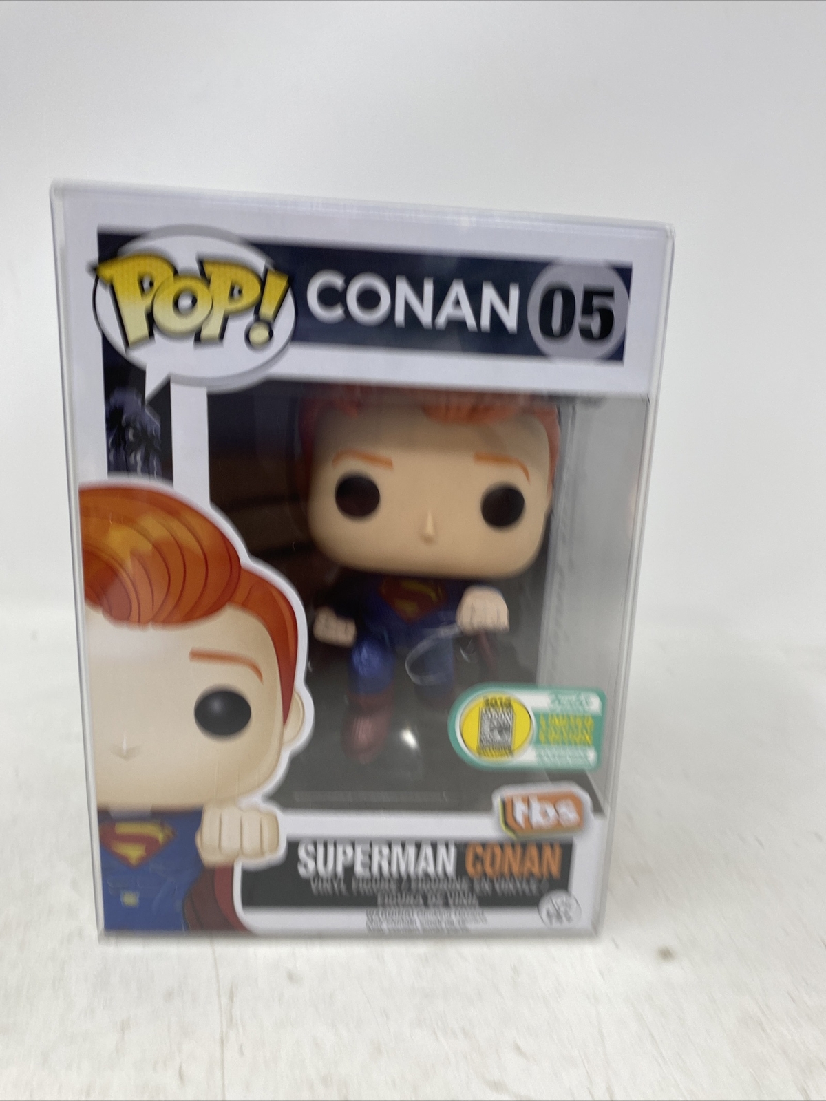En Oferta Figura De Vinilo Funko Pop Superman Conan 05 Tv Conan O'Brien Tbs Con Protector