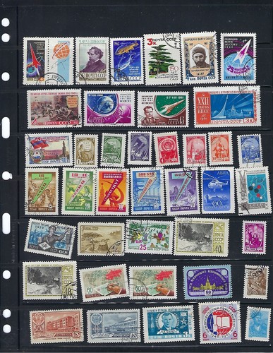 RUSSLAND: Kleines Lot Briefmarken ss cto/gebraucht postfrisch/mh 52617
