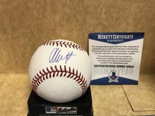 ALEC HANSEN  CHICAGO WHITE SOX ROOKIE BALL M.L. SIGNED BECKETT AUTH. R08210