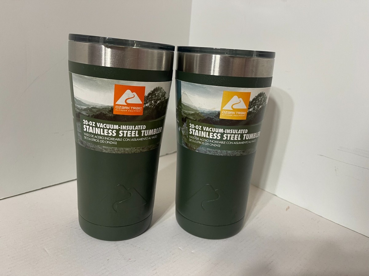 Ozark Trail 20 oz Vacuum Insulated Stainless Steel Tumbler (Lot of