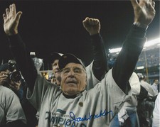JACK MCKEON FLORIDA MARLINS MANAGER SIGNED AUTHENTIC 8x10 PHOTO C w/COA MLB