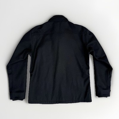 Iron Heart IHJ-03 Melton Wool CPO Jacket (Black) LARGE Raw Denim